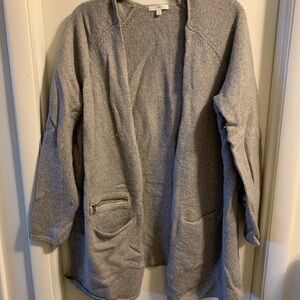 Gap Gray Women's Wool-Blend Sweater with Pockets